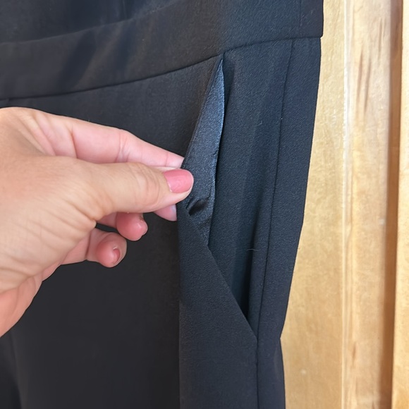 ✨ NEW White House black market elegant fitted bustier cropped jumpsuit 14 WHBM - Picture 4 of 15